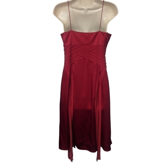 Nicole Miller Collection Silk Cocktail Dress Sz 6 - Picture 2 of 15